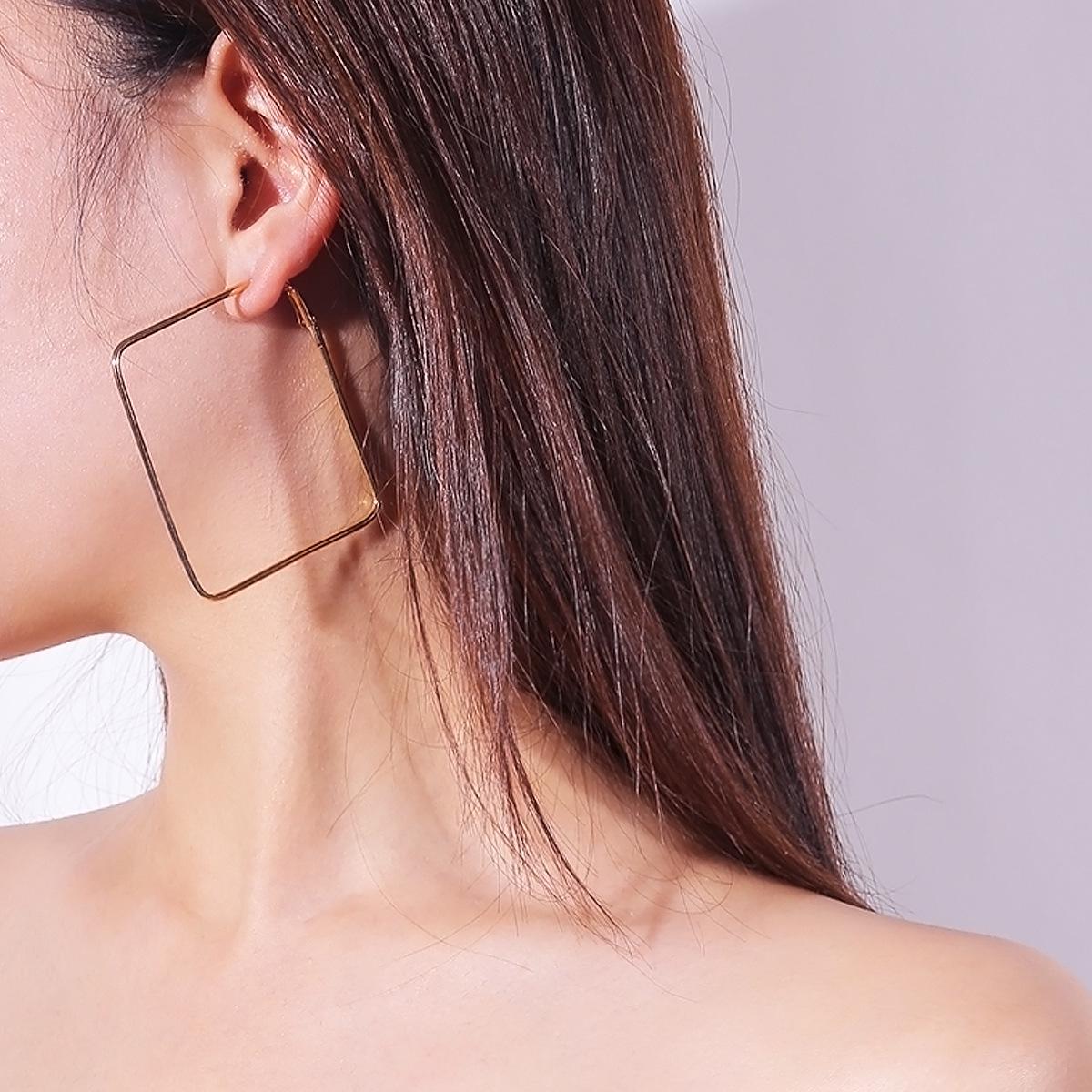 

Accessories, retro ethnic style hollow metal peach heart earrings, exaggerated temperament women s earrings