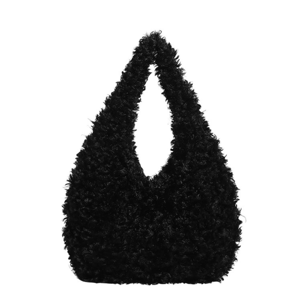 Bolso de Hombro de Felpa para Mujer, Felpa, Gran Capacidad, para el Viaje Diario