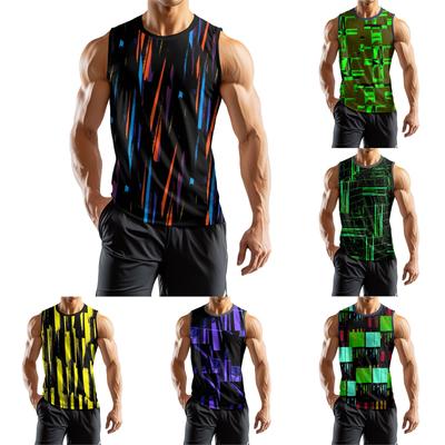 Men's Fashion Printed Sports Casual Sleeveless Vest