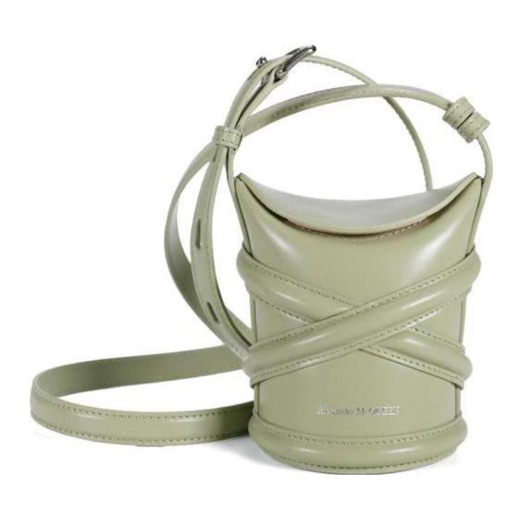 

Новая сумка через плечо Alexander McQueen из телячьей кожи, мини, женская, травянисто-зеленая, 682683-1YBA7-3847 9.9*9.9*10.9CM