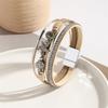 Chic Starfish Bracelet Soft Faux Leather Multi-Layer Wrist Bangle Hand Jewelry For Casual To Formal Occasion