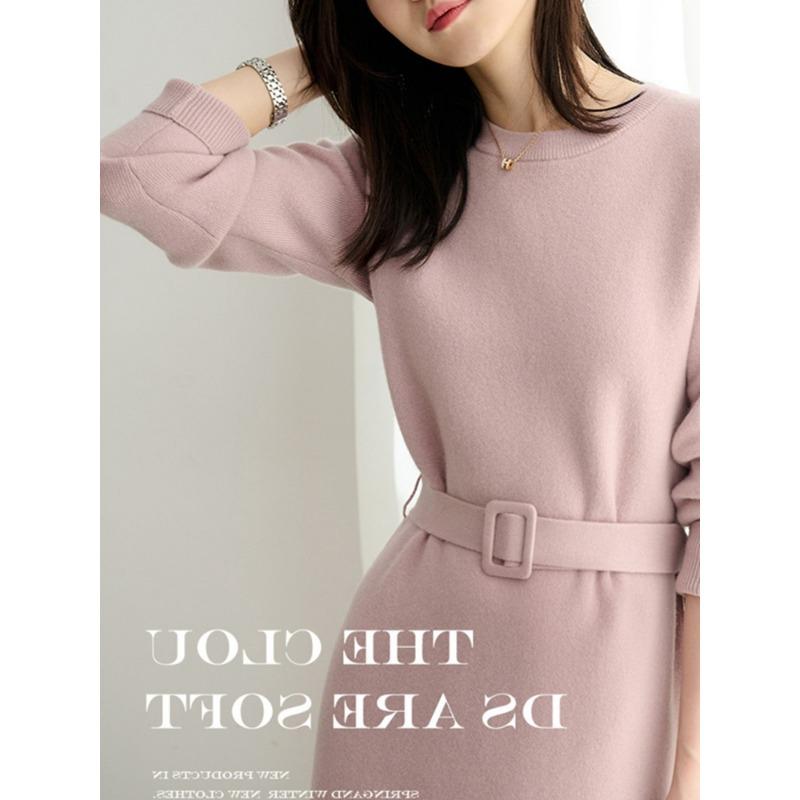 DAFIFY Dámská móda Ležérní Podzim Zima Jednobarevné svetry s dlouhým rukávem a výstřihem do O