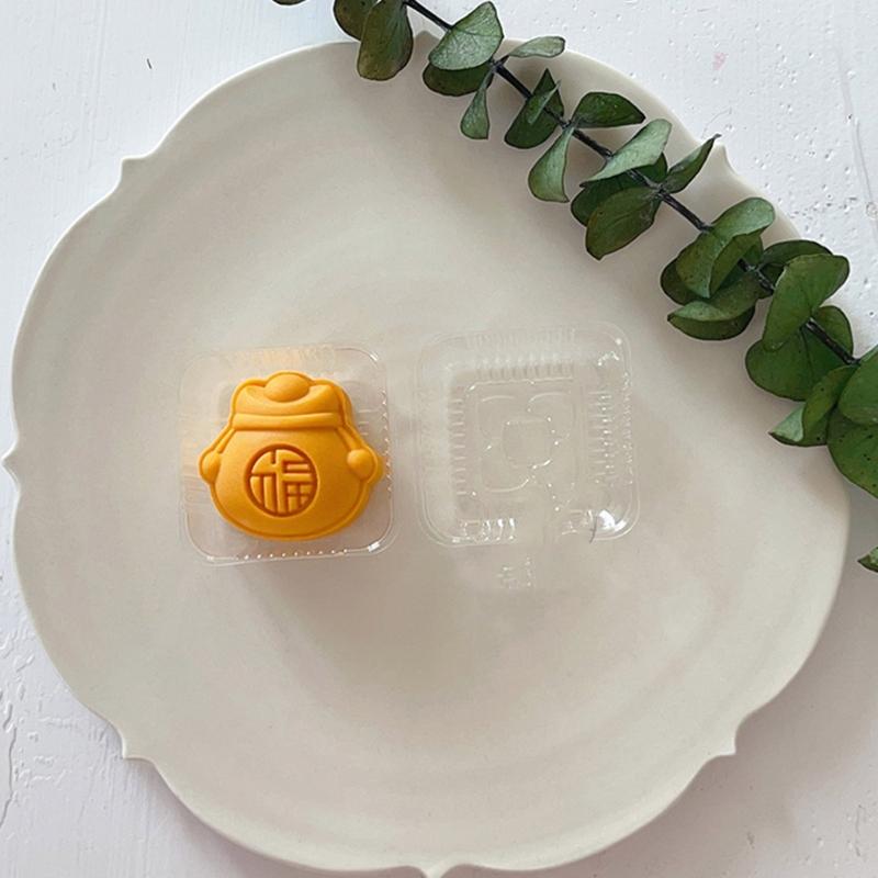 Mini Purse Shape Mooncake Press Mold Cookie Stamps Chinese MidAutumn Moon Cake Makers Decoration Tool for DIY Cookie