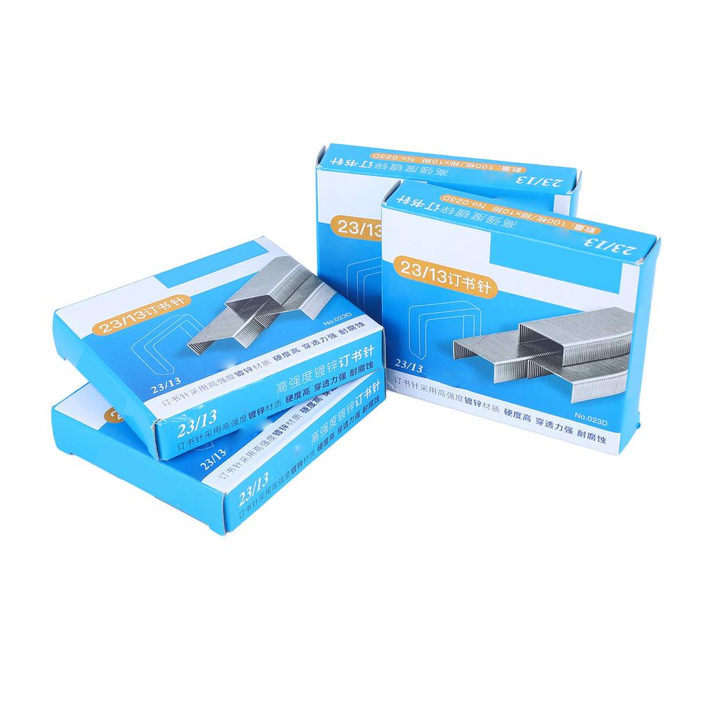 4000db 23/13-as tűzőkapocs vastag, könnyen rögzíthető rozsdamentes acél tűzőkapocs 100 lapos kapacitáshoz Ho-hoz