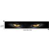 Car Windshield Sticker, Rear Car 3D Sunscreen Sticker, Terrorist Decor, Front Wolf Sticker, Cat Eyes Sticker, Decorative, 130*21Cm
