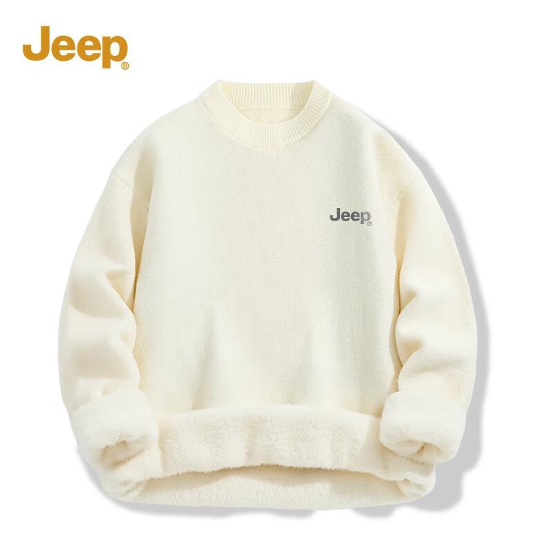 

Мужской зимний свитер JEEP с флисовой подкладкой и круглым вырезом M