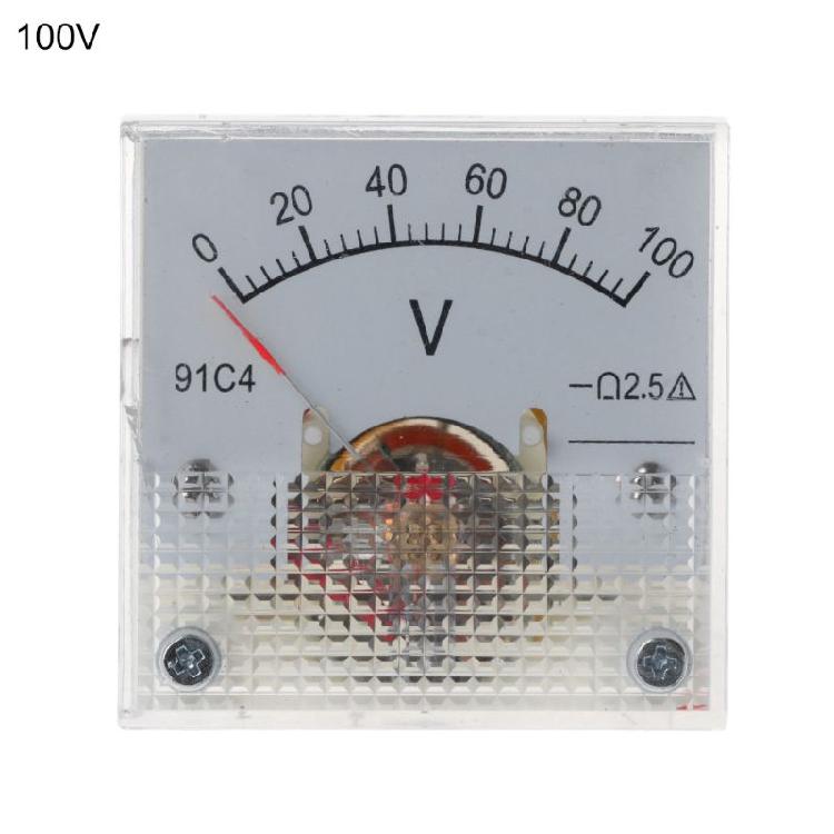 DC Analog Panel Voltage Gauge Volt Meter 91C1 2.5% Error Margin 10 Styles Ga