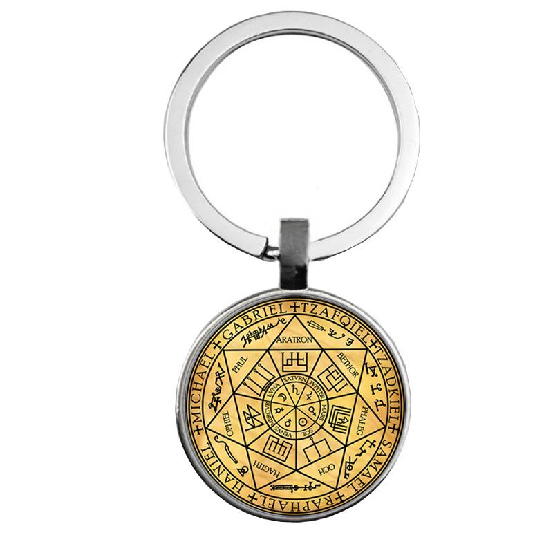 Keychain Accessories Pendant Floral Thanksgiving Text Good Friends Retro Personalized Keychain Gift Pendant