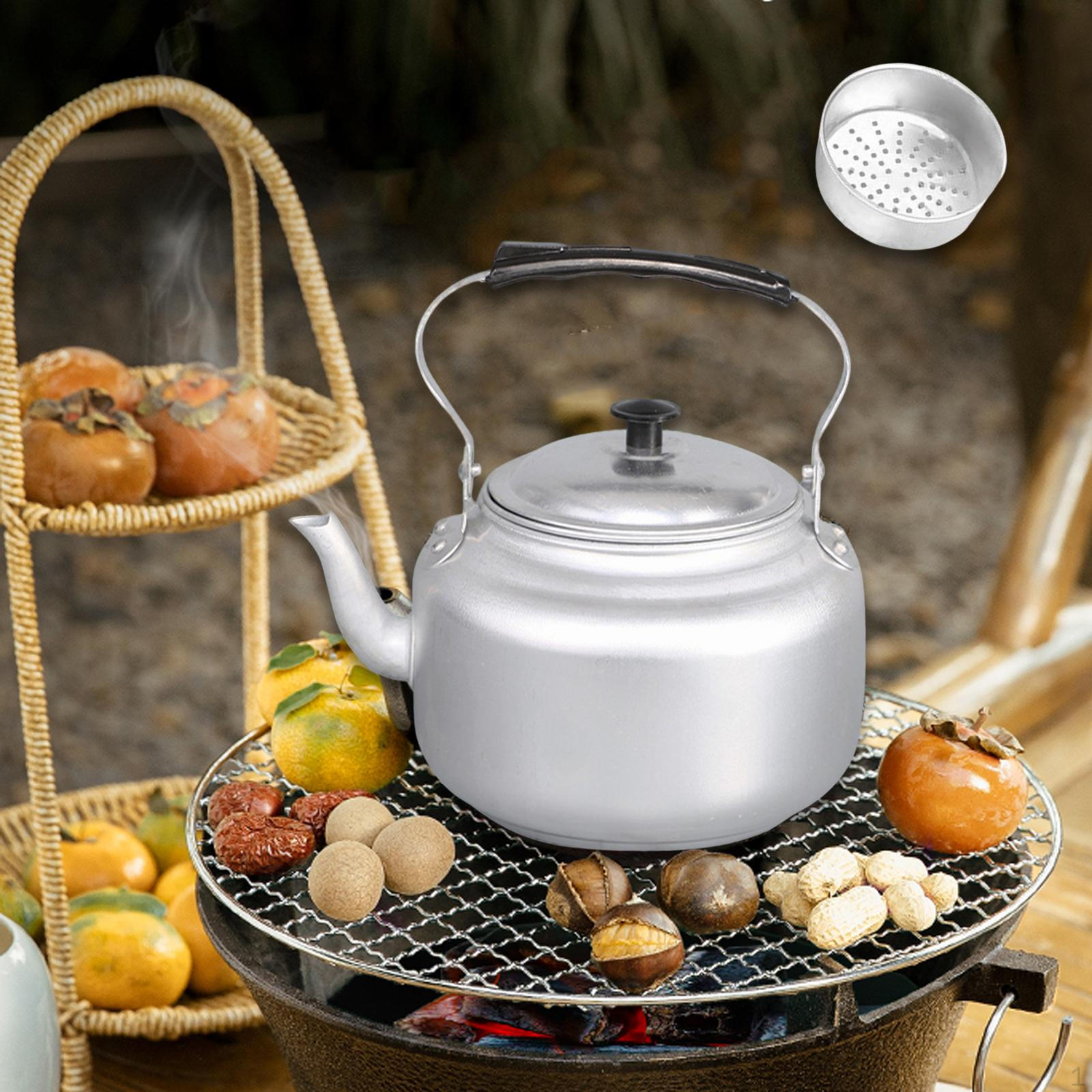 

Чайник для плиты Алюминиевый чайник Быстрое кипячение Эргономичная ручка Кухонная посуда Чайник с 1.2L