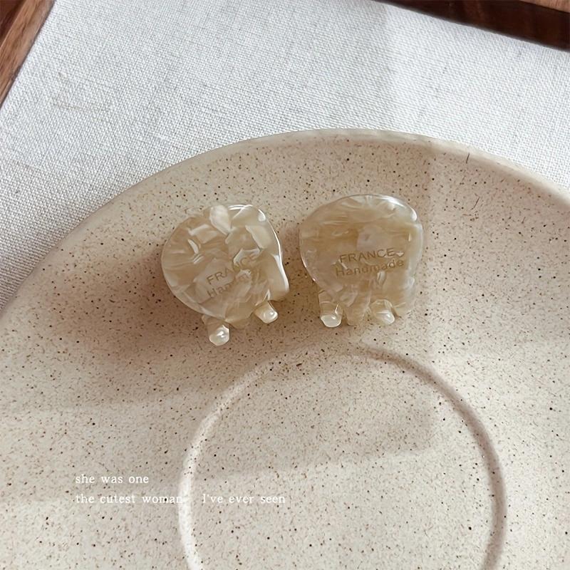 

2 шт./набор Мини ацетатные заколки для волос Милые маленькие зажимы для волос Захват Элегантная боковая заколка Заколка для волос Зажим для волос Девочки Женщины Аксессуары для волос