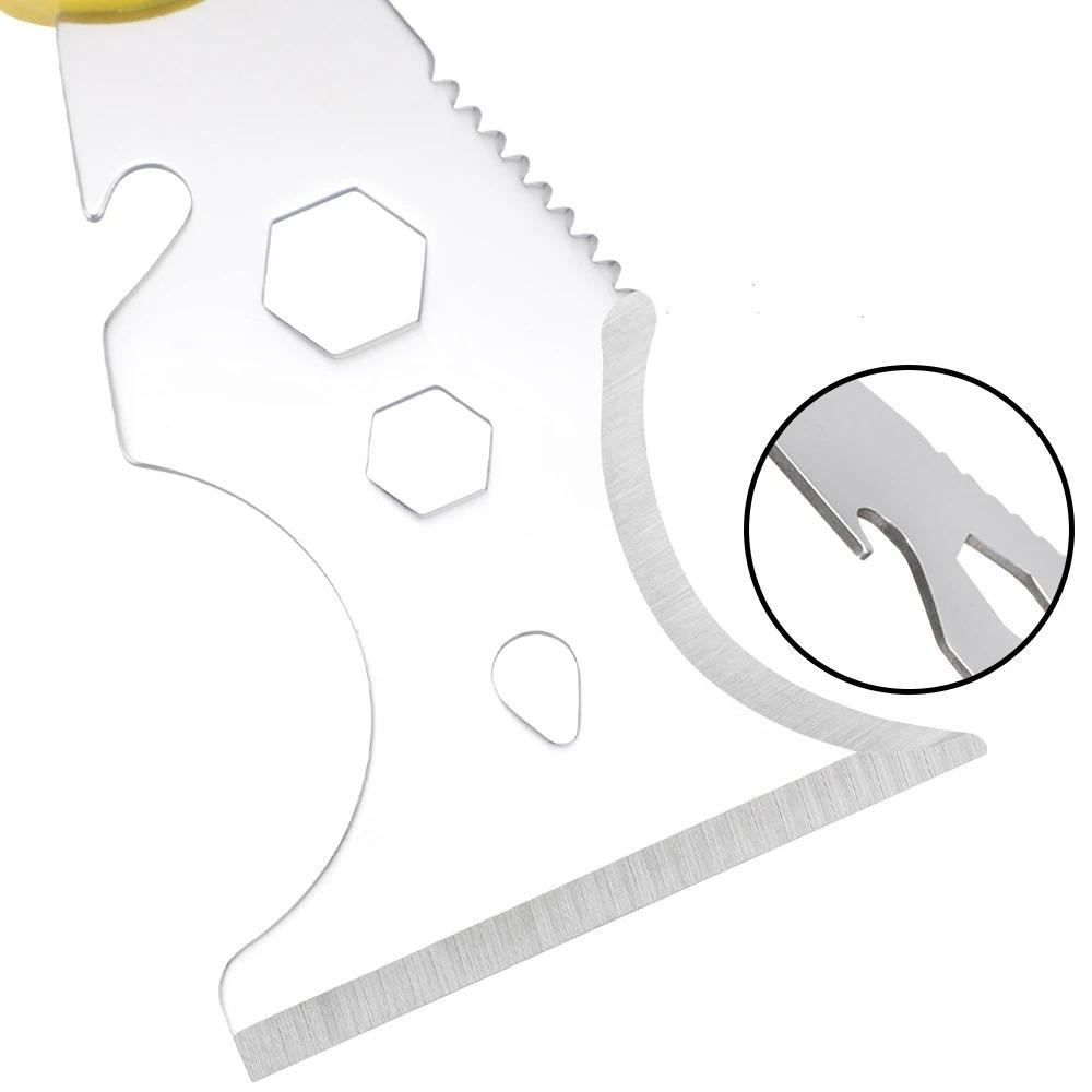 Xiaomi 15-In-1 Multi Use Putty Knife Stainless Steel Paint Scraper Tool Wallpaper Can Opener Cleaning Paint Rollers Home DIY