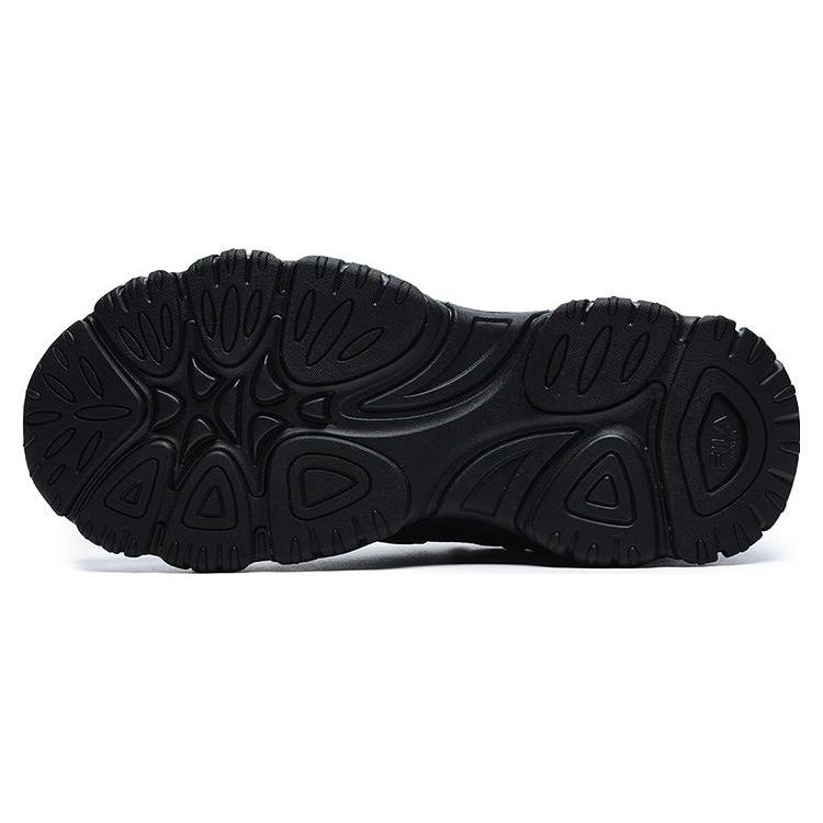 FILA Fluid 4 Cat Paw 4 Mesh Fabric Synthetic Leather Fashion Retro Sports Low-Top Lifestyle Shoes Women sneaker Black F12W242101FBK