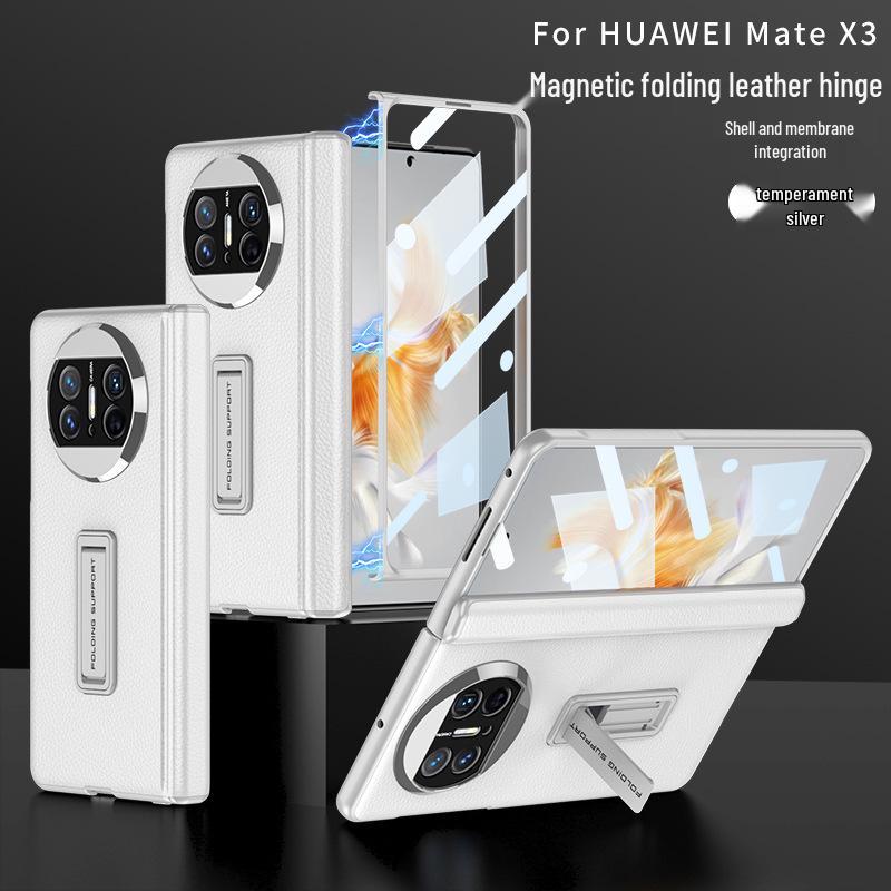 Huawei Mate X3 Leather Foldable Bracket Case: Full Coverage, Drop-Proof Protection