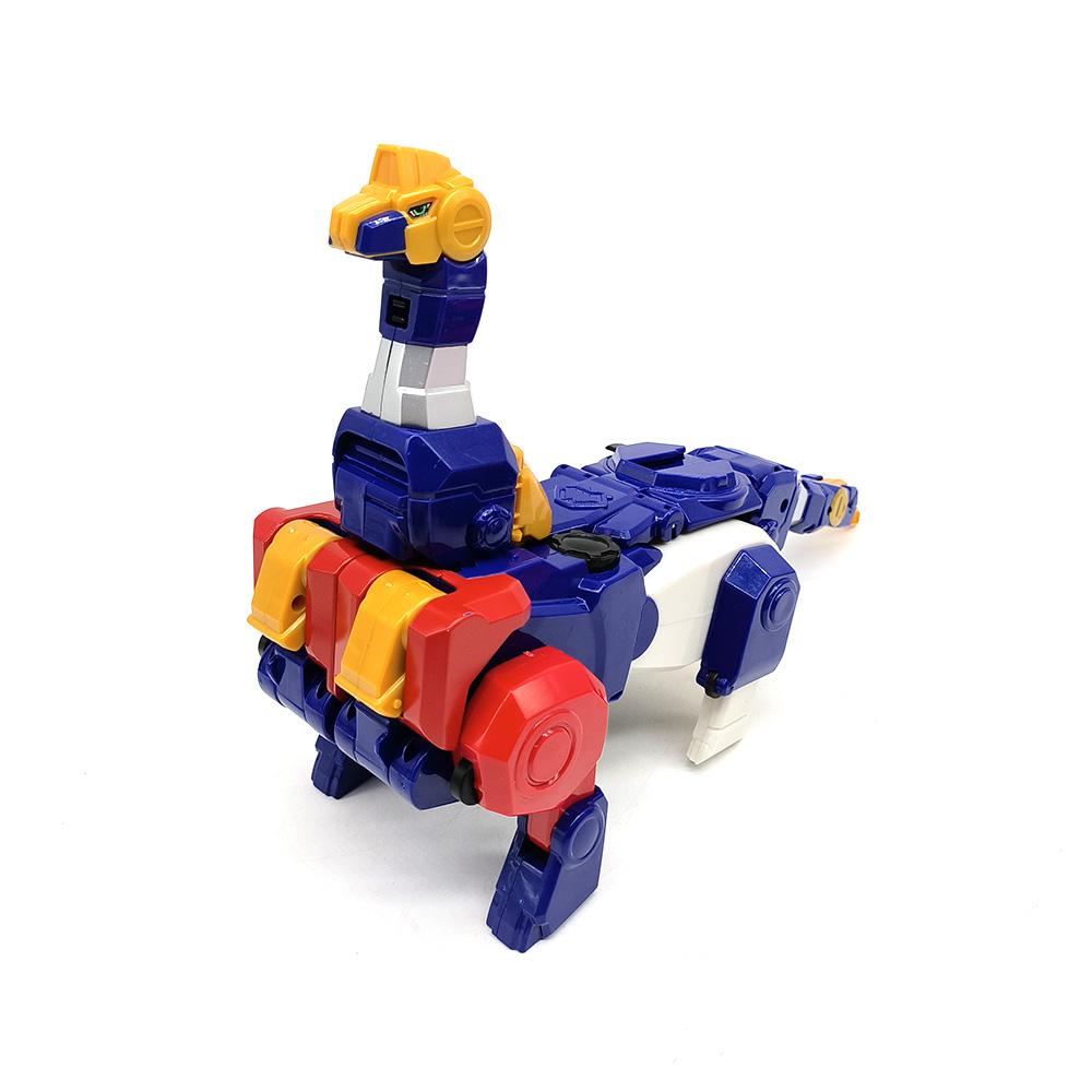 Dino Core Ultra D-Buster Tyranno Robot Trasformabile Combiner 5in1 Action Figure Senza Scatola