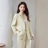 Women's Slimming Professional Suit Set - Elegant Two-Piece Formal Wear Blazer