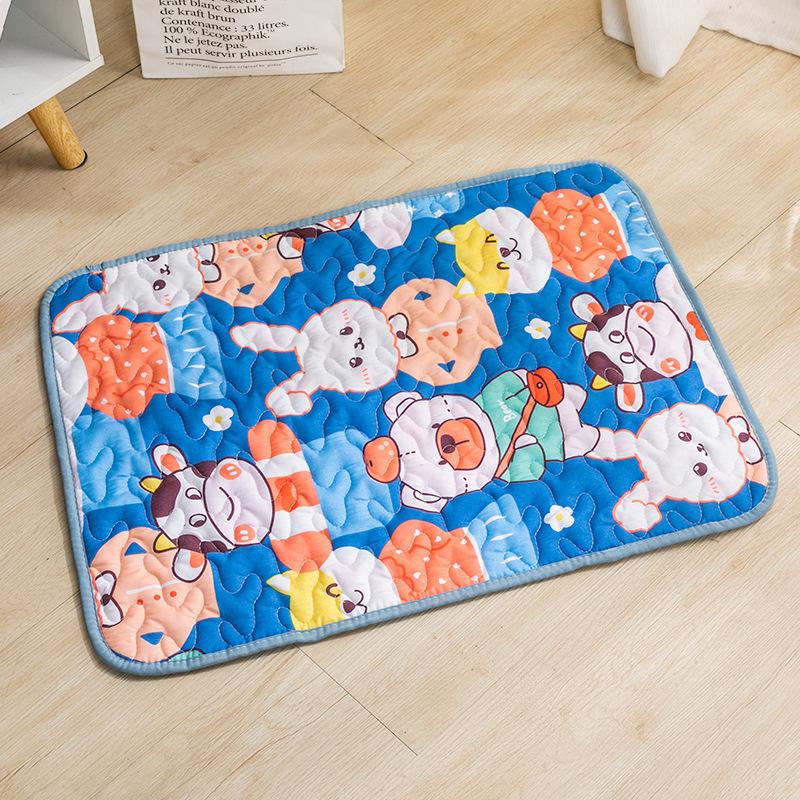 Non-Slip Pet Cotton Mat Washable Pad Mat for Dogs Cat Blanket Sofa Breathable Pet Dog Bed for Small Medium Large Dogs