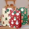 Festliche Cartoon Weihnachtsgeschenk- und Backpapier-Tüten
