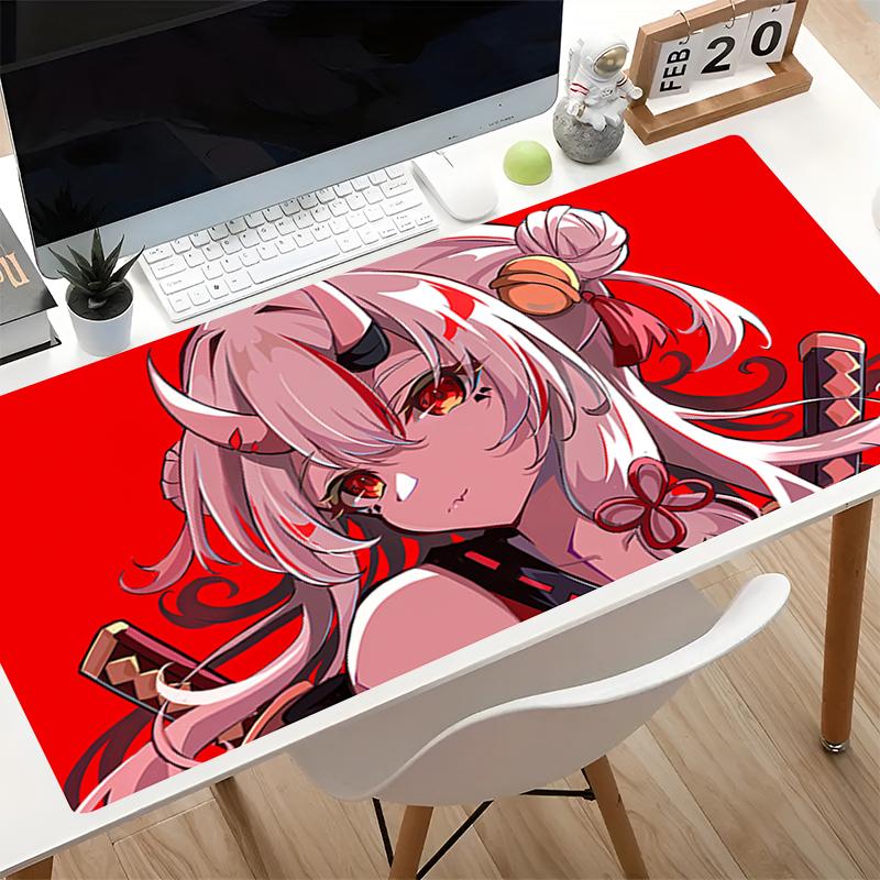Kawaii Mouse Pad Hololive Nakiri Ayame Game Essential Xxl Extended Desk Mat Laptop Carpet Gaming Accessories Cute Anime Mousepad