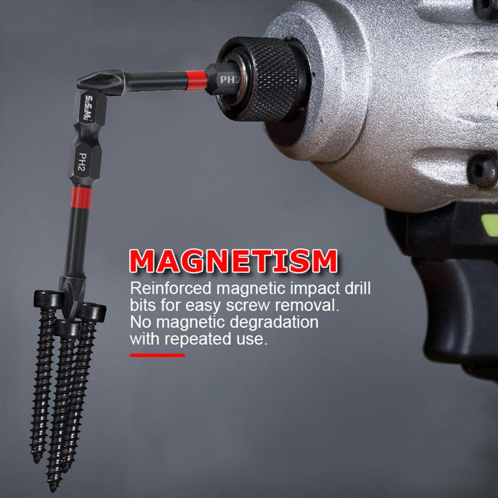 20pcs Magnetic Screwdriver Bit Set Non-Slip Impact Batch Head Cross Electric Drill Screw Driver Head Kit Screwdriver with Box