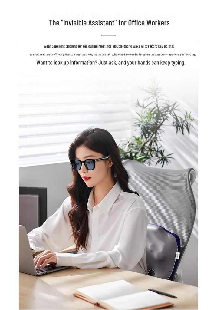 AI Bluetooth UV Protection Sunglasses 2025 – Unisex High-End Photography Eyewear
