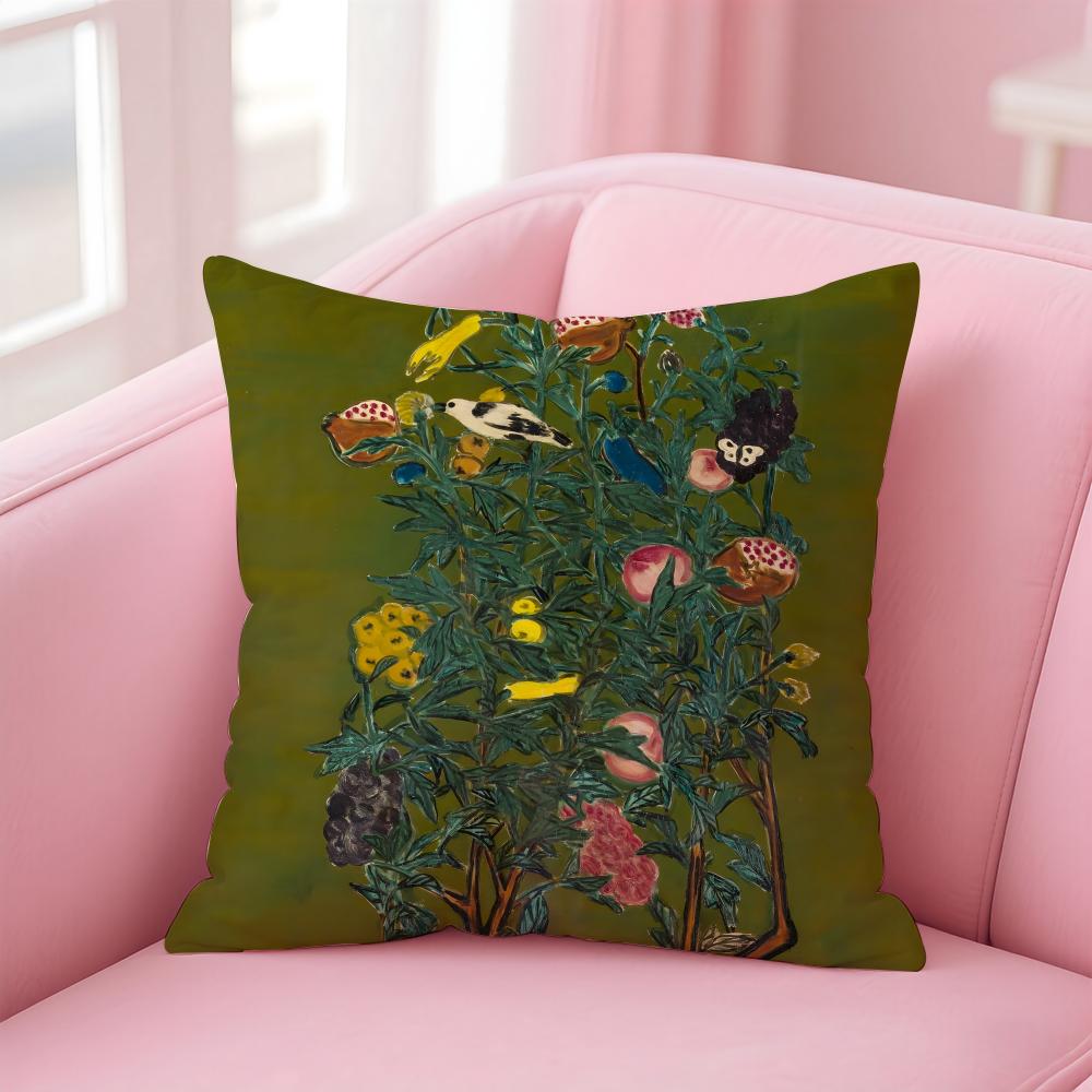 elegant shape ART SSanyu Cushion Cover Pillow Case Soft Skin Friendly Fabric Comfort  Concealed Zipper