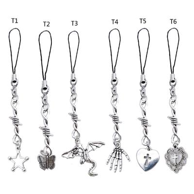 Anti Loss Lanyard for Phone Y2K Style Phone Charm Strap Eye Catching Pendant Hanging Ornament Birthday Gift for Teens
