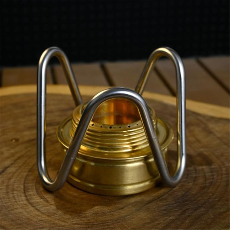 Outdoor Camping Alcohols Stove Bracket Portable Alcohols Cooker Holder Detachable Bracket for Hiking, Camping, Balconies