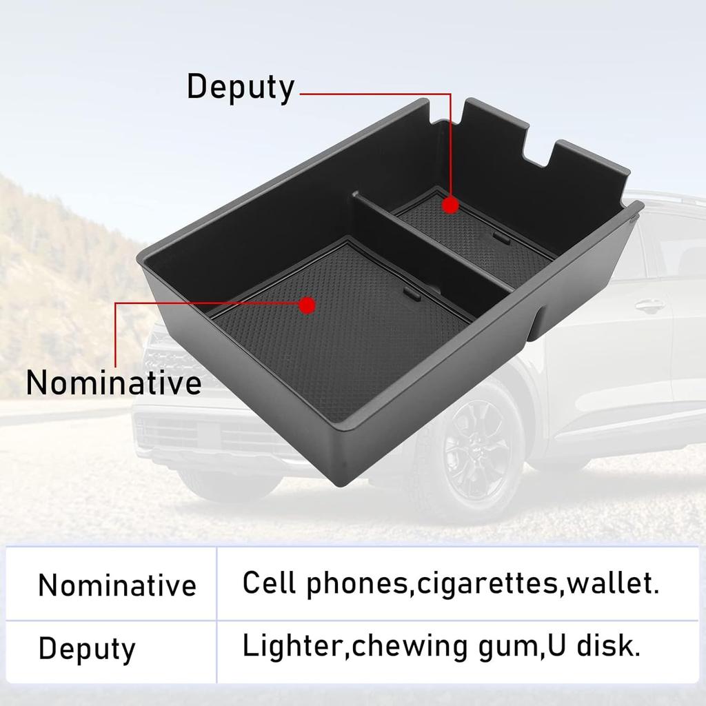 TTCR-II Compatible With Kia Sportage Center Console Organizer  2024 2025 2026, For Sportage NQ5 Console Organizer Tray EX/LX/SX/X-Line  2024 2025