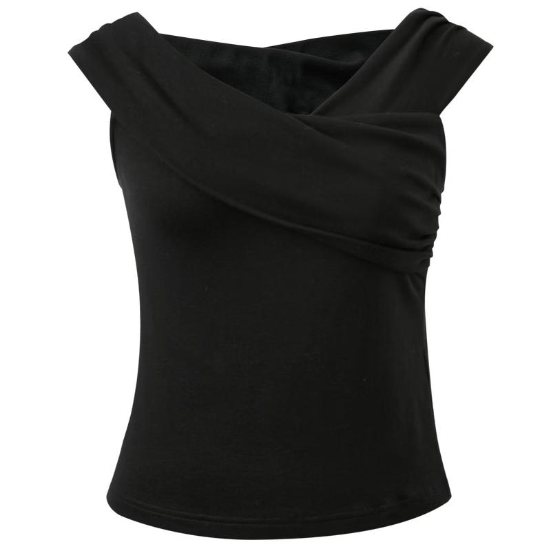 Sancai Women s Off-Shoulder Slim Fit T-Shirt M