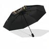 1pc Owl Mandala Automatic Folding Umbrella - Design, Durable Iron Frame for Travel, Outdoor, Beach Fashion Accessory a0920050