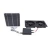 Solar-Abluftventilator IPX7 Wasserdicht Sicher 20W Solarpanel Ventilator mit Energiespeicherbox für