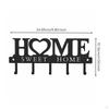 WallAttached Key Holder Multi Hook Metal Home Storage for Hallway
