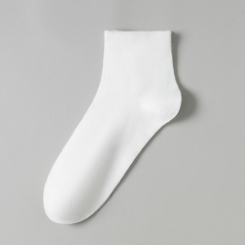 Herren Frühling und Herbst All Match Einfarbig Business Freizeit Sport Tube Baumwollsocken