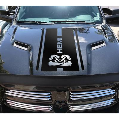 Para Ram 1500 2500 3500 Rebel Mopar Calcomanía para Capó Rayas Gráficas de Vinilo Cortado