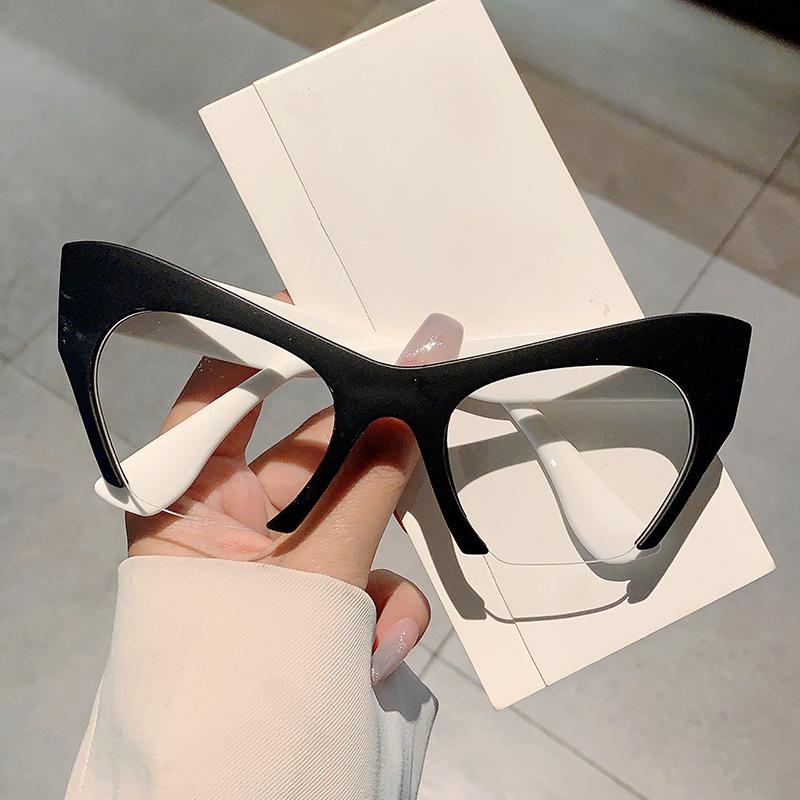 Vintage Anti Blue Light Blocking Optical Cat Eye Glasses Women Myopia Prescription Frame Luxury Brand Designer Sexy Lady Eyewear
