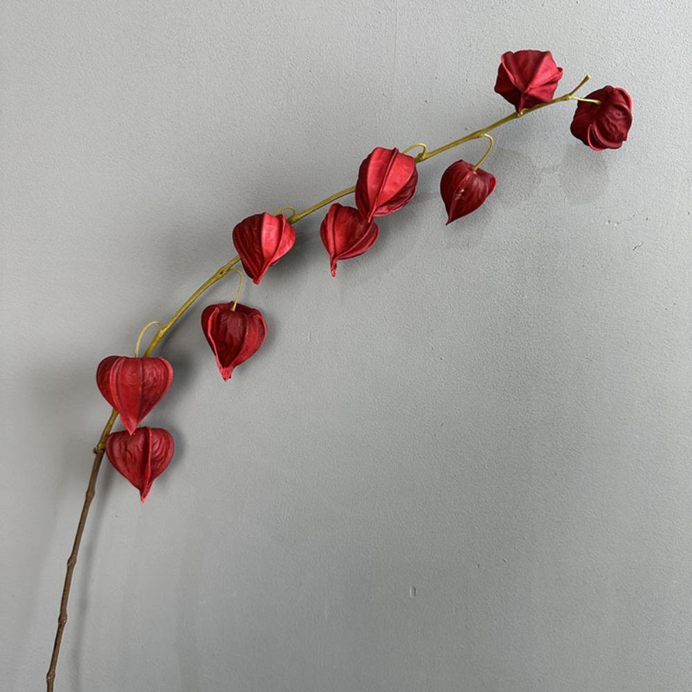 83cm Artificial Coco Pod Branches Real Touch Fake Plants Lantern Fruit Branch  Indoor Outdoor