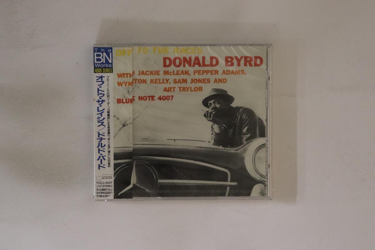 

CD DONALD BYRD - Off To The Races TOCJ4007 BLUE NOTE 1993 Япония Оби Джаз Б/У
