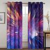 Trendy Colorful Starry Sky Dye Explosion High Shading Curtains for Cool Girl Boy Bedroom Living Room Hotel Clackout Curtain