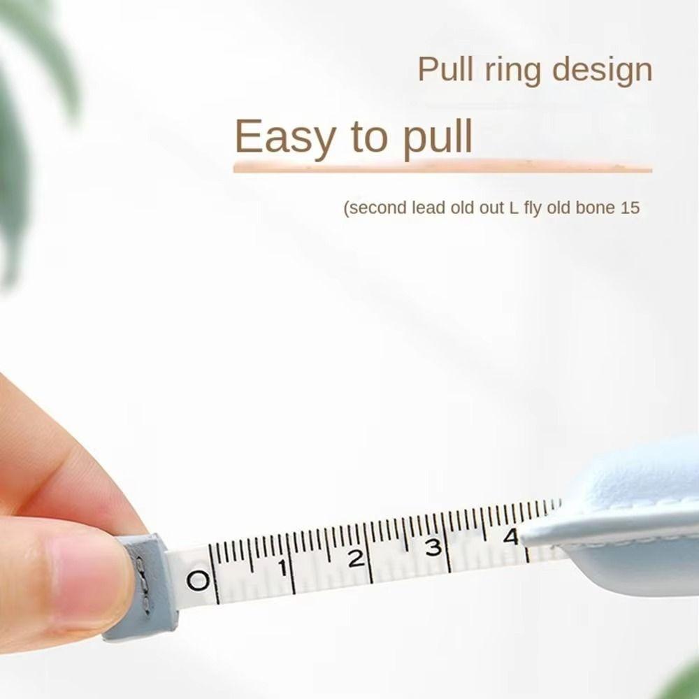 NEW Soft Square Tape Measure Push Button Measuring Tape Body Measuring Soft Tape Portable Mini Retractable Tape