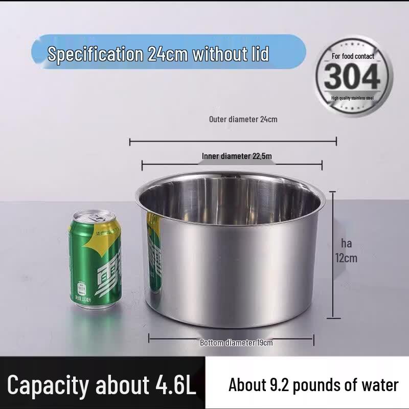 304 Stainless Steel Condiment Jar with Lid