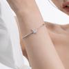 Neues Schmetterlingsarmband für Damen, luxuriöses Nischendesign, exquisites versilbertes Armband, Geschenk zum Geburtstag der Freundin, Qixi