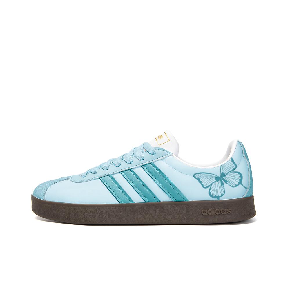 

Adidas Neo VL Court 2.0 Leather Slip Resistant Abrasion Resistant Low top Skateboard Shoes Unisex Blue ID6015(Team354-) 44⅔