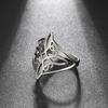 Wiccan Cross Celtics Knot Women Rings Witchcraft Good Luck Protection Amulet