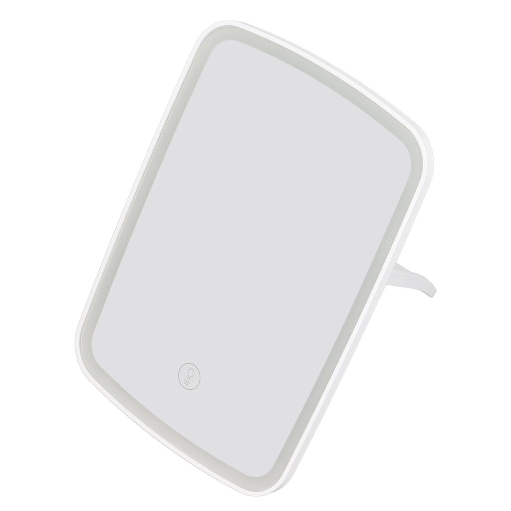 LED Cosmetic Mirror Desktop HD 3 Color Lighted Folding Cosmetic Vanity Mirror for Home