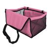 Pet Car Seat Waterproof Breathable Prevent Slip Adjustable Straps Dog Car Basket with Safety Leash