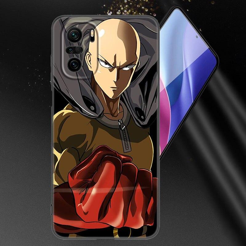 Anime One-Punch Man Phone Case For Xiaomi Mi POCO X3 NFC GT M4 M3 12 11T 10T Pro A3 11 Lite NE 5G 12X 11i F3 Soft Black Cover