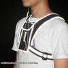 Running Vest, Reflective Running Phone Holder Bag with Adjustable Waist Belt, Lightweight Breathable for Night Jogging