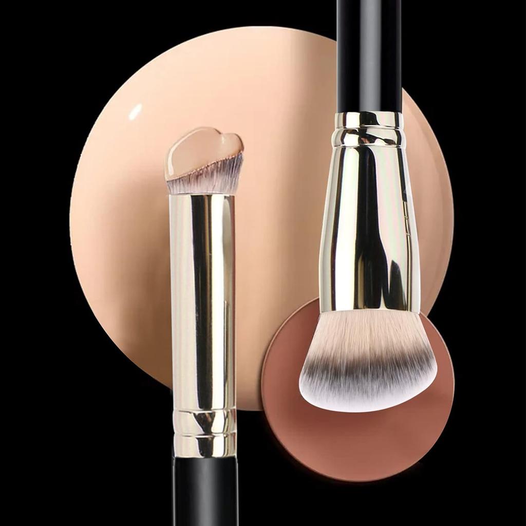 Makeup Brushes Foundation brush and perfect concealer brush for any look Premium luxury bristle contour brush