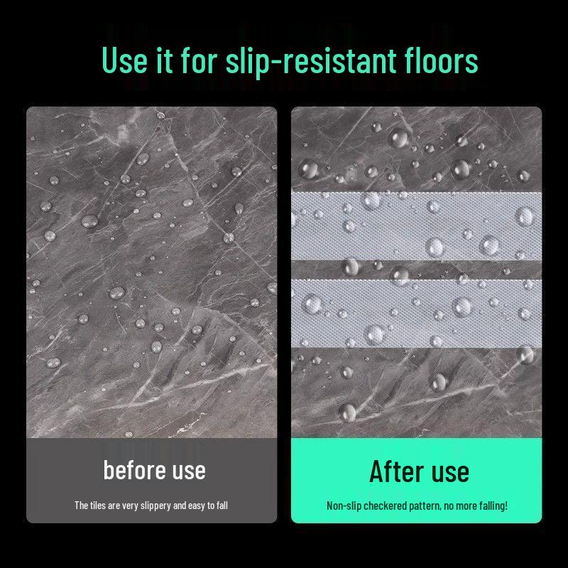 Transparent Wear-resistant Anti-slip Tape for Kitchens and Bathrooms