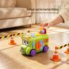 Multifunctional Children's Educational Bus Toy Car - Six-Sided Brain-Developing Toddler Vehicle
